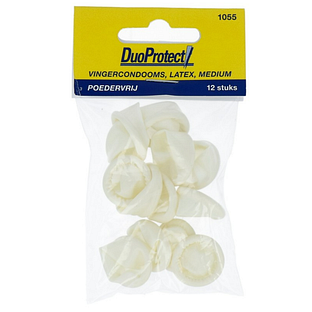 DuoProtect Vingercondooms Medium 12ST
