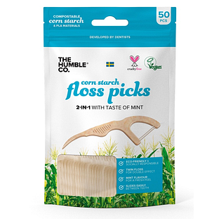 The Humble Co. Floss Pick 2-in-1 1ST