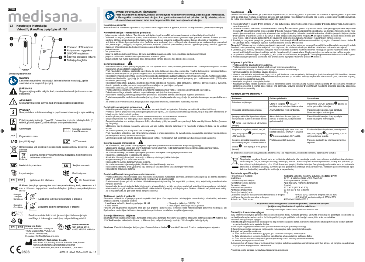 IB100 Insectenbeet Verzachter afbeelding van document #23, instructions