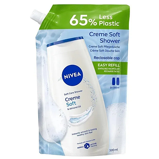 Nivea Creme Soft & Almond Oil Douchegel Navulling 500ML