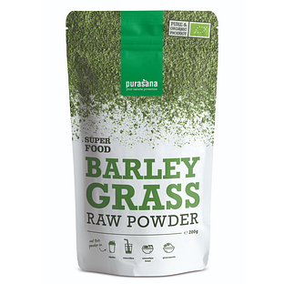 Purasana Barley Grass Vegan Gerstegras Poeder 200GR