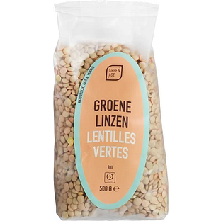 Green Age Groene Linzen 500GR Green Age Groene Linzen 500GR