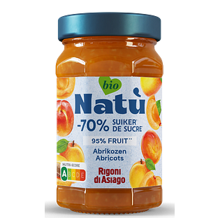 Natù Biologische Abrikozenjam 240GR