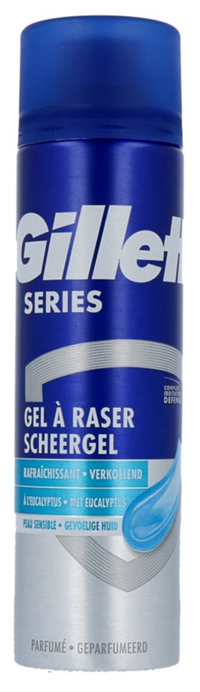 Gillette Series Scheergel Verkoelend Gevoelige Huid - met eucalyptus afbeelding