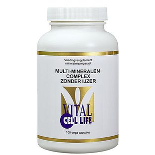 Vital Cell Life Multi-Mineralen Complex zonder IJzer Capsules 100ST