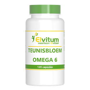 Elvitum Teunisbloem Omega 6 Capsules 120CP