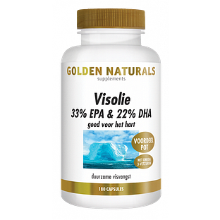 Golden Naturals Visolie 33% EPA & 22% DHA Capsules 180SG