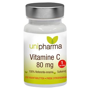 Unipharma Vitamine C 80mg Kauwtabletten 200KTB