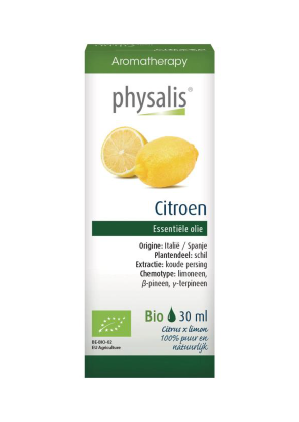 Physalis Aromatherapy Citroen Essentiele Olie Bio