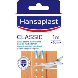 Hansaplast Classic Pleisters 1m x 6cm 1ST