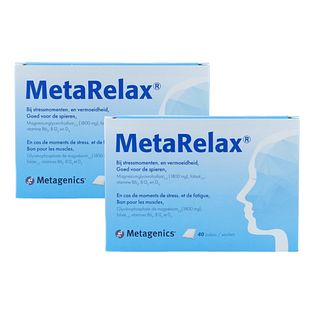 Metagenics MetaRelax Zakjes Duoverpakking 2x40ZK