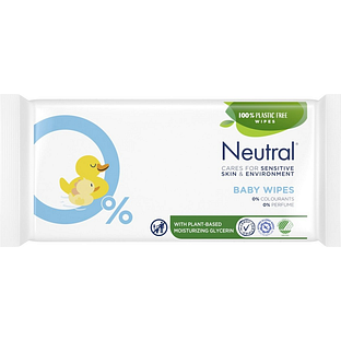 Neutral 0% Baby Wipes 52ST Neutral 0% Baby Wipes 52ST