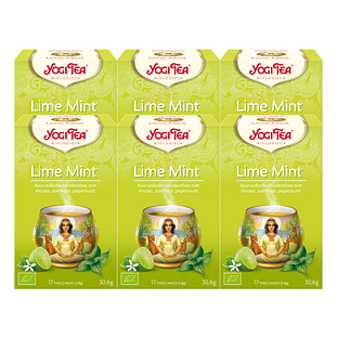 Yogi Tea Lime Mint Voordeelverpakking 6x17ST
