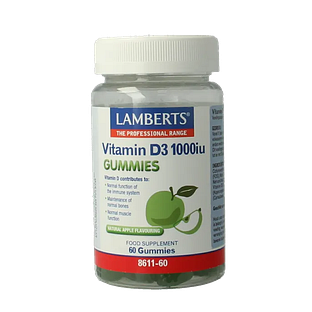 Lamberts Vitamine D3 1000ie Gummies 60ST