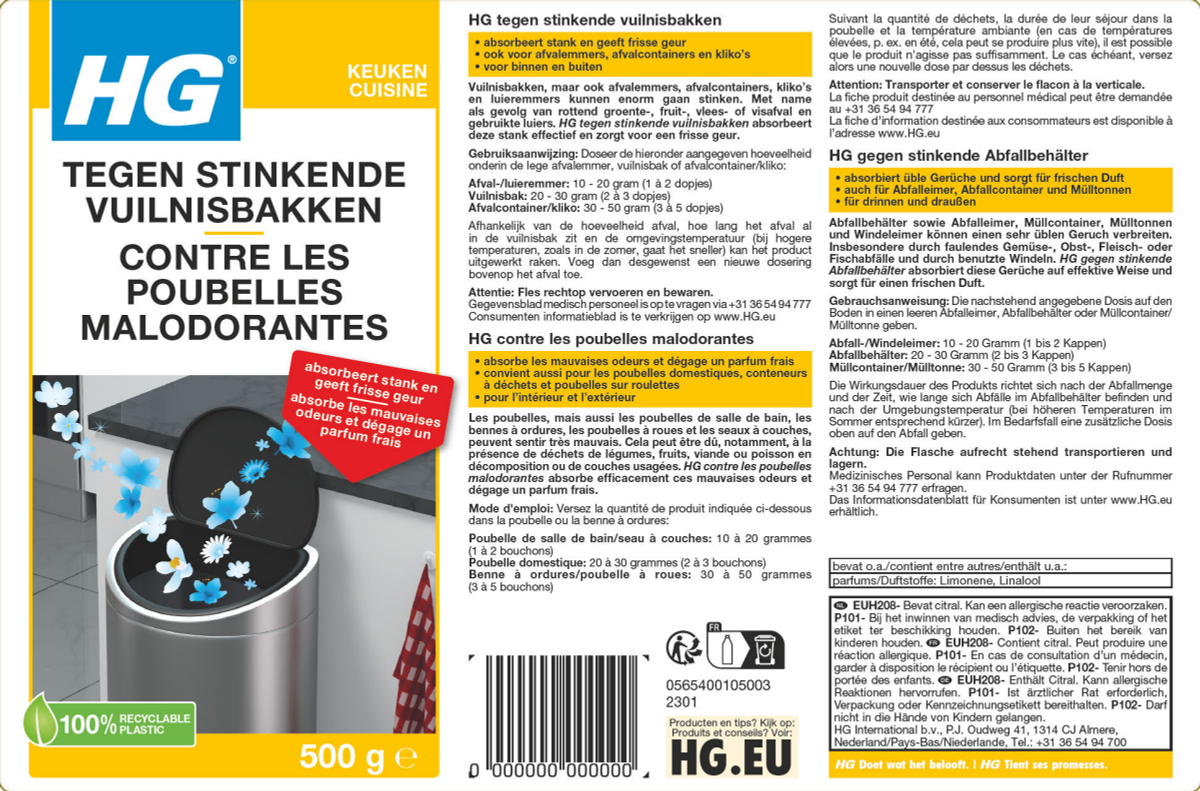 Keuken Tegen Stinkende Vuilnisbakken afbeelding van document #1, label