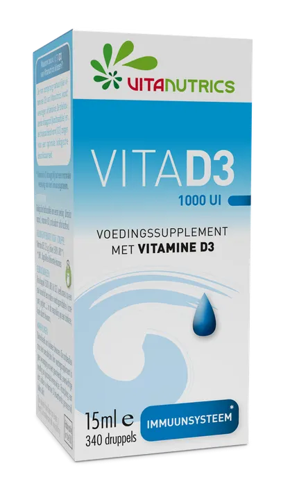 Vitanutrics VitaD3 1000UI Druppels 15ML