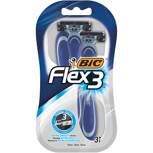 Bic Flex 3 Extra Smooth - Scheermesjes 3ST