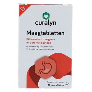 Curalyn Maagtabletten Pepermunt 48TB