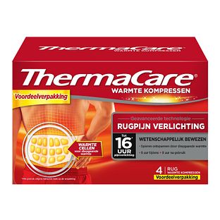 ThermaCare Warmte Kompressen Rugpijnverlichting 4ST ThermaCare Warmte Kompressen Rugpijnverlichting 4ST