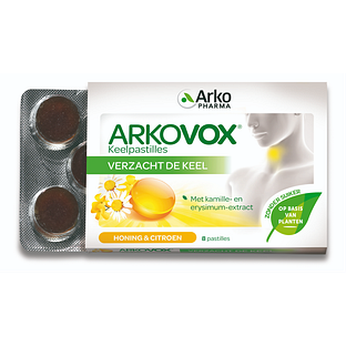 Arkopharma Arkovox Honing & Citroen Pastilles 8ST Arkopharma Arkovox Honing & Citroen Pastilles 8ST