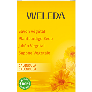 Weleda Plantaardige Zeep Calendula 100GR Weleda Plantaardige Zeep Calendula 100GR