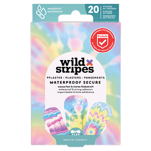 Wild Stripes Pleister Waterproof Rainbow 20ST