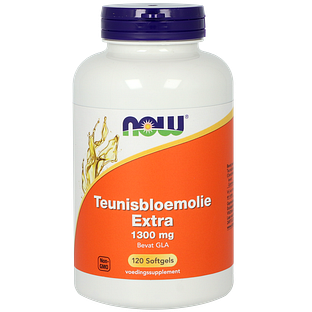 NOW Teunisbloemolie Extra 1300mg Softgels 120SG