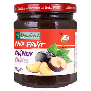 Damhert Puur Fruit Confituur Pruimen 315GR