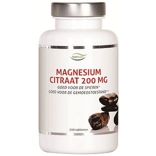 Nutrivian Magnesium Citraat 200mg Tabletten 200TB