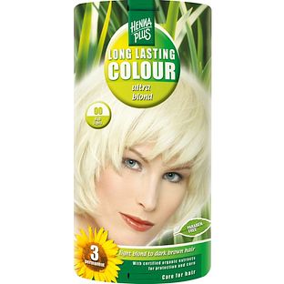 Hennaplus Long Lasting Colour 00 Ultra Blond High Lights 100ML Hennaplus Long Lasting Colour 00 Ultra Blond High Lights 100ML