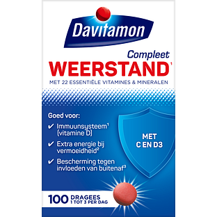 Davitamon Compleet Weerstand Dragees 100ST Davitamon Compleet Weerstand Dragees 100ST