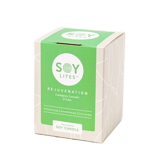 Soylites Soycandle Rejuvenation - Lemongrass, Lavender & Lime 70ML