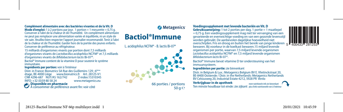 Bactiol Immune afbeelding van document #1, label