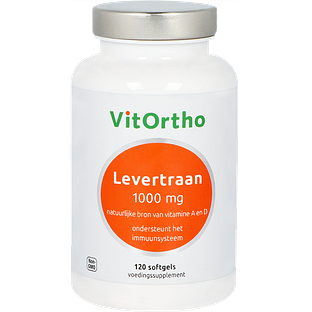 VitOrtho Levertraan 1000 mg Softgels 120ST