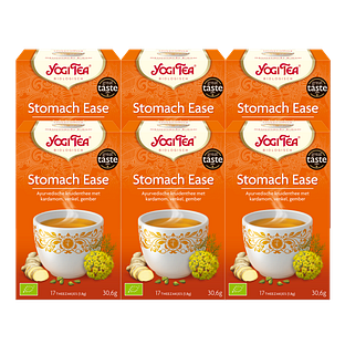 Yogi Tea Stomach Ease Voordeelverpakking 6x17ST Yogi Tea Stomach Ease Voordeelverpakking 6x17ST