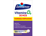 Davitamon Vitamine D3 20mcg Smelttabletten 150TB