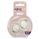 Difrax LOVI Prime Pacifier 6-18 Months - Coconut/Ivory 2ST