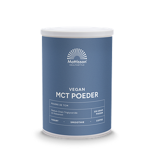 Mattisson HealthStyle Vegan MCT Poeder Coconut Pure 330GR