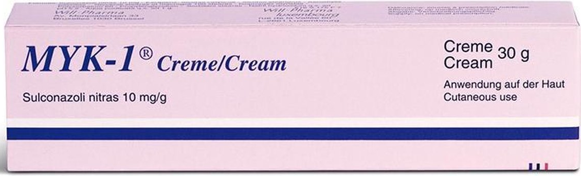 Myk-1 hydrofiele crème 10mg/g - bij schimmelinfecties van de huid - afbeelding