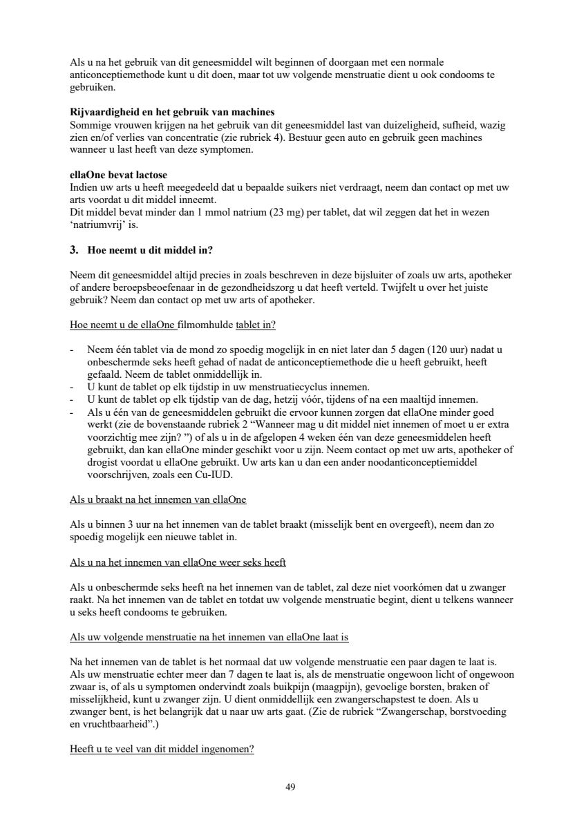 Noodanticonceptie Tablet afbeelding van document #49, leaflet