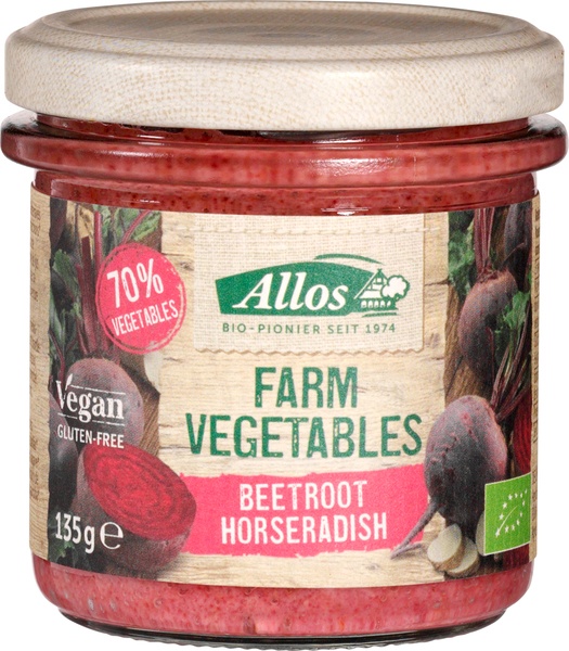 Allos Groentepread Rode Biet Mierikswortel afbeelding