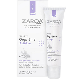 Zarqa Sensitive  Oogcrème Anti-Age met Dode Zee mineralen 15ML