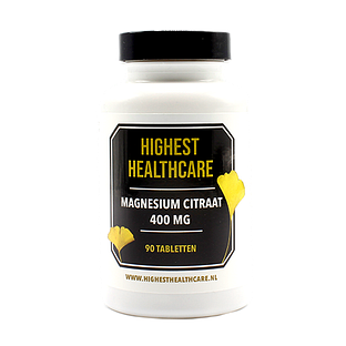 Highest Healthcare Magnesium Citraat 400mg Tabletten 90TB