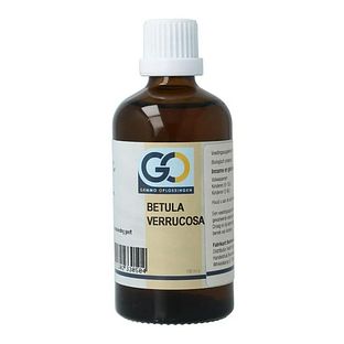 GO Gemmo Oplossingen Betula Verrucosa Bio Tinctuur 100ML GO Gemmo Oplossingen Betula Verrucosa Bio Tinctuur 100ML