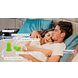 Get Plugged Sleep Plugs Oordopjes 7PR man en vrouw in bed