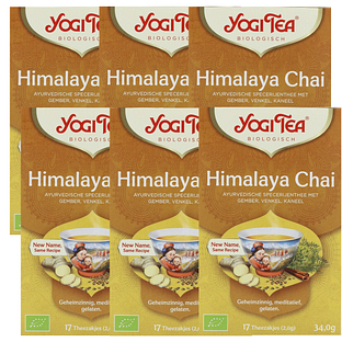Yogi Tea Himalaya Voordeelverpakking 6x17ST