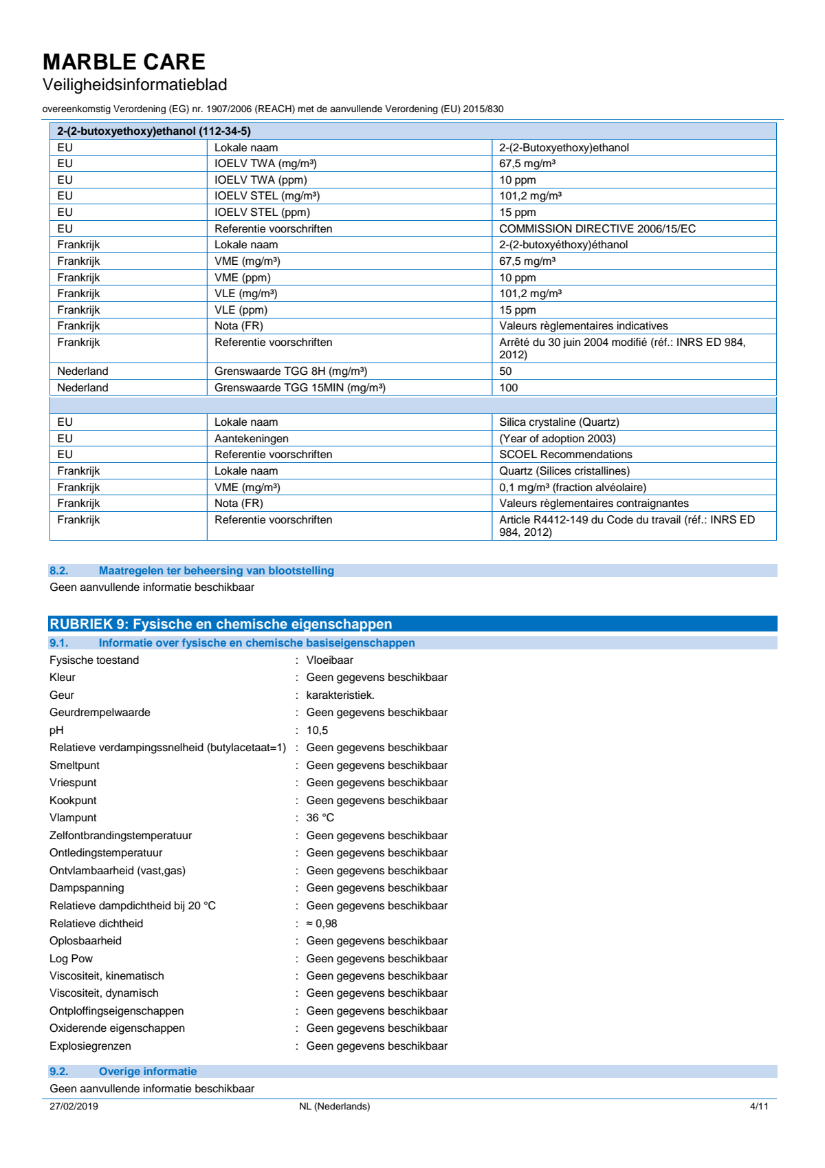 Marble Care Marmer Reiniger afbeelding van document #4, info_folder
