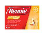 Rennie Sinaasappel kauwtabletten bij brandend maagzuur 36TB
