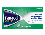 Panadol Junior Zetpillen 250mg 1-6 Jaar 10ST