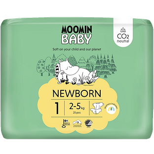 Moomin Baby Luier maat 1 Newborn 25ST